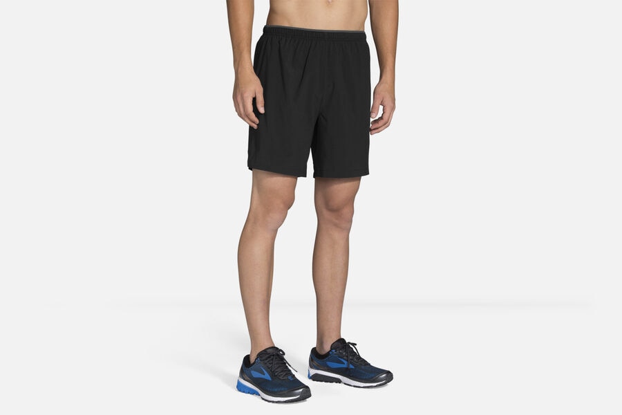 Brooks Men's Go-To 7" Bottoms Black ( GSTJZ8124 )